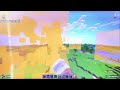 Breaking a bunch of blocks in Minecraft