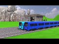 踏切アニメ】あぶない電車 Thomas TRAINS PASSING ON CRAZIEST 🚦 Fumikiri 3D Railroad Crossing Animation