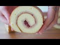 How to make perfectly soft Swiss Roll | The best Swiss roll recipe | Roll Cake recipe [ASMR]