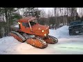 1958 Tucker Sno•Cat in Action Climbing Snowbanks & Tight Turns: SnowCat made in Medford, Oregon; USA