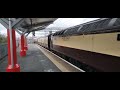 WCR 47812 tnt 57313 'Scarborough Castle' @ Crewe with 'The Gold Cup Special Northern Belle 18/3/23