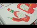 draw with me, using new art supplies/ marker ASMR₊˚✧🌱📦