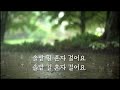 그댄 봄비를 무척 좋아하나요(배따라기)/가사 / COVER 오카리나연주