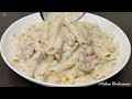 White Sauce Chicken Pasta Recipe | Creamy & Cheesy White Sauce Pasta | क्रीमी वाइट सॉस पास्ता