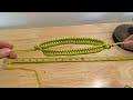 $1 Split Woven Pouch Single String Sling Tutorial