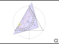 How to draw an equilateral triangle inscribed in a circle