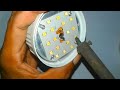 ▶️নষ্ট led বাল্ব ঘরে বসে কিভাবে ঠিক করা হয় || How to repair a broken LED bulb🔦💡