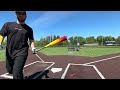 Hitting with the 2024 EASTON HYPE FIRE | USSSA Baseball Bat Review (new exit velo record)