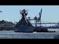 Battleship New Jersey departs Camden, NJ for the 1st time in 25 years triumphantly!