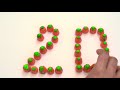 Learn 1-20 Numbers Using Halloween Candy Pumpkins