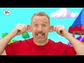 Body Parts Playground Hide and Seek for Kids with Steve and Maggie | Head Shoulders Knees and Toes