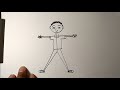 How to draw people for beginners | SIMPLE PEOPLE DRAWING | Man Drawing | Boy Drawing