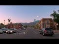 Sunset Drive at the Foothills of Altadena Los Angeles California - Relaxing  Calming Immersive