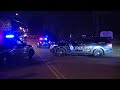 Akron police processing evidence at overnight shooting scene