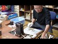 Japan Osaka Sakai knife 100 years of knife making refining process Polishing and finishing