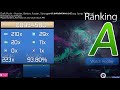 Harder, Better, Faster, Stronger osu gameplay (Rank A)-sound error
