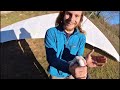Hang Gliding POV - Ramp Launch South of France - shot using mini Insta360 GO 3 Action Camera