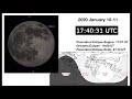 January 10-11, 2020 Penumbral Lunar Eclipse