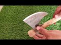 A Special Way to Sharpen Your Ax as Sharp as a Razor is to make! Sharp Razor #youtube #500subs