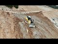 Brand New Caterpillar D7 Bulldozer In Action, Aerial View 4k - Interkat SA