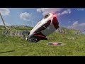 BeamNG.Drive Mega Ramp Jumps & Crashes Real Car Mods Ep.1