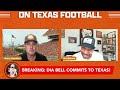 BREAKING: 4-Star QB Dia Bell COMMITS to the Texas! | Longhorns Football | Recruiting News
