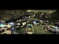 NFSMW pursuit police chase with too many cops