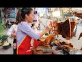 Cambodian Street Food | The Quick  Dinner Meat with BBQ Pork, Braised Pork & Roast Ducks
