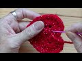 How To Crochet The No Stuff All Puff Heart Keychain