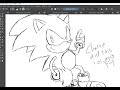 Junio Sonic drawing (for subscribers, im going broke lmao)