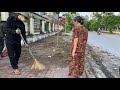 Mrs. Old Lady was surprised to see the weeds and trash disappearing on the sidewalk when we cleaned