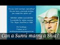Can a Sunni marry a Shia? - assim al hakeem
