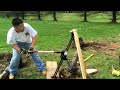 Remove tree stump with hi-lift jack