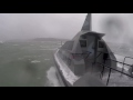 Two Barracuda's on rough weather sea trials in 'Storm Desmond'