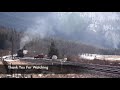 3 EMD SD70ACEs up front restart 12,000 ton train on a 2% Grade, Moffat Tunnel Subdivision, Colorado