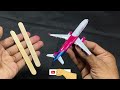 Making an aeroplane model from ice sticks | Airbus A321 Wizz Air