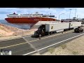 Cascadia Freightliner Daycab UPS CRUZANDO Ferry (BARCO) Baja California | American Truck Simulator