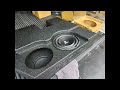 2007 and up Tundra Double Cab subwoofer box dual 10” Fox Acoustics