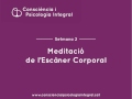 Meditacio de l'Escaner Corporal - Setmana 2 - MINDFULNESS (2/8)