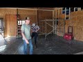 Building A HOME GYM In Our POLE BARN...