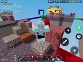 Playing bedwars the first time on camera
