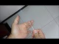 Kitesurf - Improvisando um rabicho/pigtail na linha - How to improvise a pigtail