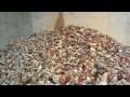 Washed recycled aggregates from construction and demolition waste
