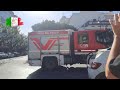 Partenza APS iveco city2020 vigili del fuoco Palermo in sirena per ascensore bloccato