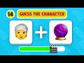 Guess The Movie Characters by Emoji 🎬 | Movie Emoji Quiz