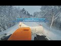 Snow plowing deep in the Swedish wilderness | From the latest snow dump