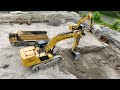 CAT 336, 325 & MAN, VOLVO Kipper, Baugrube, Rottenburg/N., 2024. #1 #caterpillar #excavator