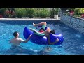 SunnyLife Pool Challenge - Mounting the Inflatable Cock for $20