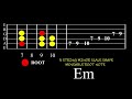 Easy Scale Shape Using 3 Strings #beginnerguitarlessons #guitarscales