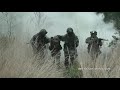 Russian Army Troops React to Convoy Ambush - Russian Combat Firefight Simulations